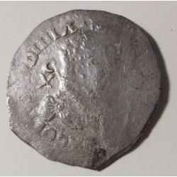 FILIPPO II DI SPAGNA 1556-1598 10 REALI MALTAGLIATI  zecca  di CAGLIARI